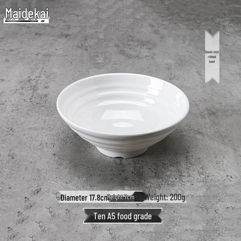 Maidekai A5 Food Grade Melamine Threaded Bowls