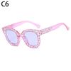 Occhiali da Sole da Donna con Montatura in Strass Diamante Protezione UV Occhiali da Sole Oversize Occhiali da Sole Quadrati da Donna