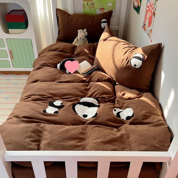 2026 New Student Single Bed Three-Piece Set: Cute and Cool Towel Collection