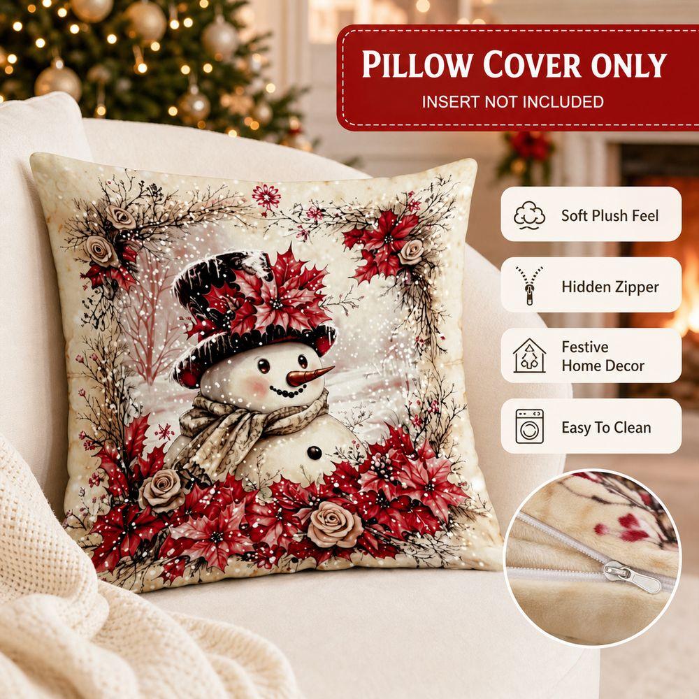 Hidden Zipper Decorative Cushion Cover Soft Texture Throw Pillow Cover Sofa Decoration
