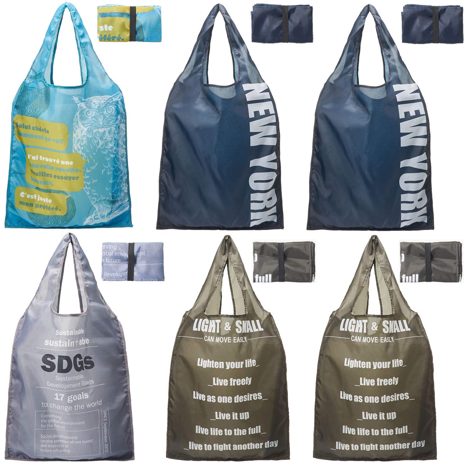 

СУМКА ОРИГИНАЛЬНАЯ Моющаяся эко-сумка с набором больших хозяйственных сумок для ланча от [AOTO \ A] [AOTOBAG] с боковинами, складная, 6, 22 л, вместимость, легкая,