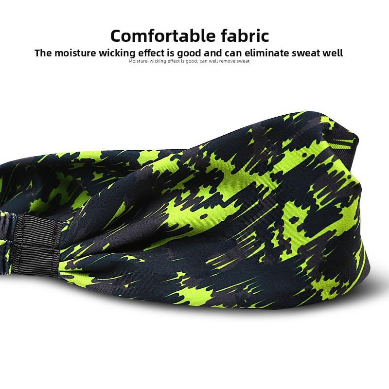 Sweat Absorbing Headband for Basketball Running Yoga Non Slip Antiperspirant Fitness Headscarf