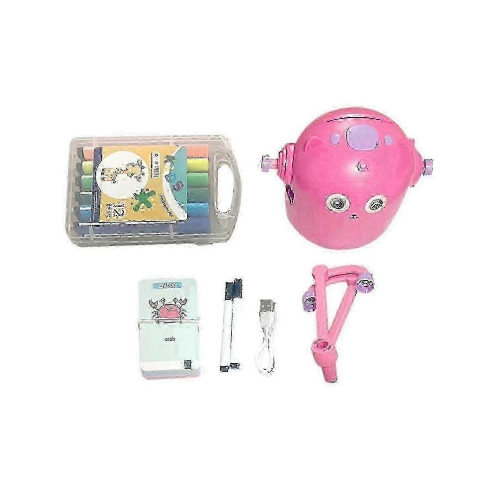 Robot de Dibujo Educativo Interactivo 2025, 100 Tarjetas de Dibujo, Robot de Dibujo Inteligente, Dibujo Educativo Temprano
