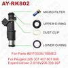 10sets Fuel Injector Repair Kits For Peugeot 206 306 307 407 607 806 Citroen C2 C3  (AY-RK800 801 802 )
