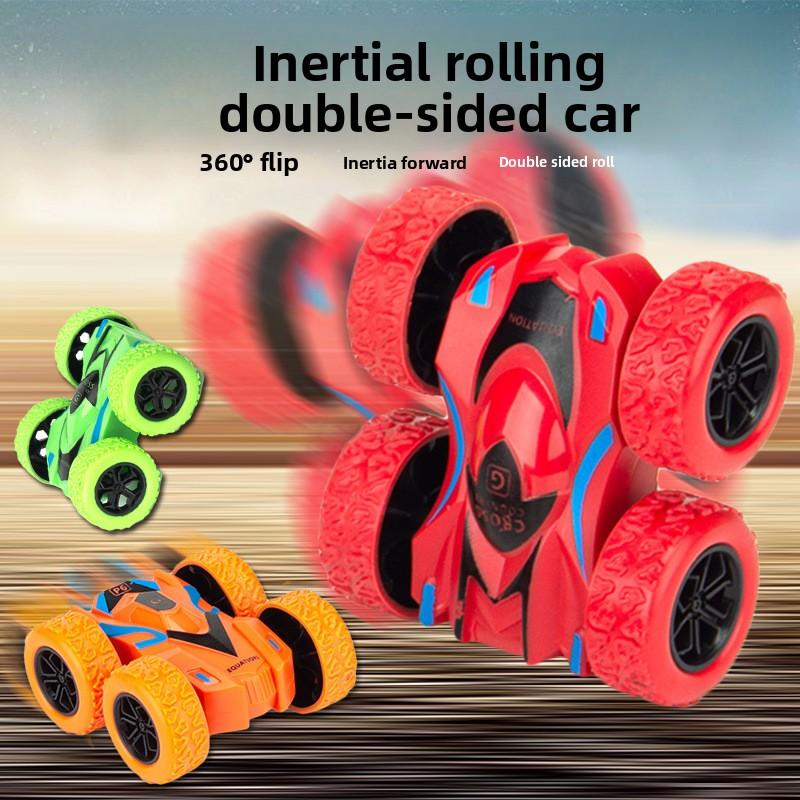 Rolling Stunt Car Inertia Drop-resistant Double-sided Car Fun Toy Car