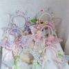 Serre-tête Fleur Papillon Perle - Couronne Artificielle Fait Main Bricolage Bijoux de Cheveux pour Filles, Accessoires de Fête et de Mariage
