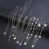 11pcs Simple Heart Butterfly Moon Pendant Necklaces For Women Elegant Silver Color Star Crystal Imitation Pearl Jewelry Set 2026