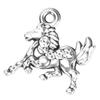 100pcs Vintage Alloy Pendant Silver Horse Keychain Pendant DIY Jewelry Supplies  Necklace Making