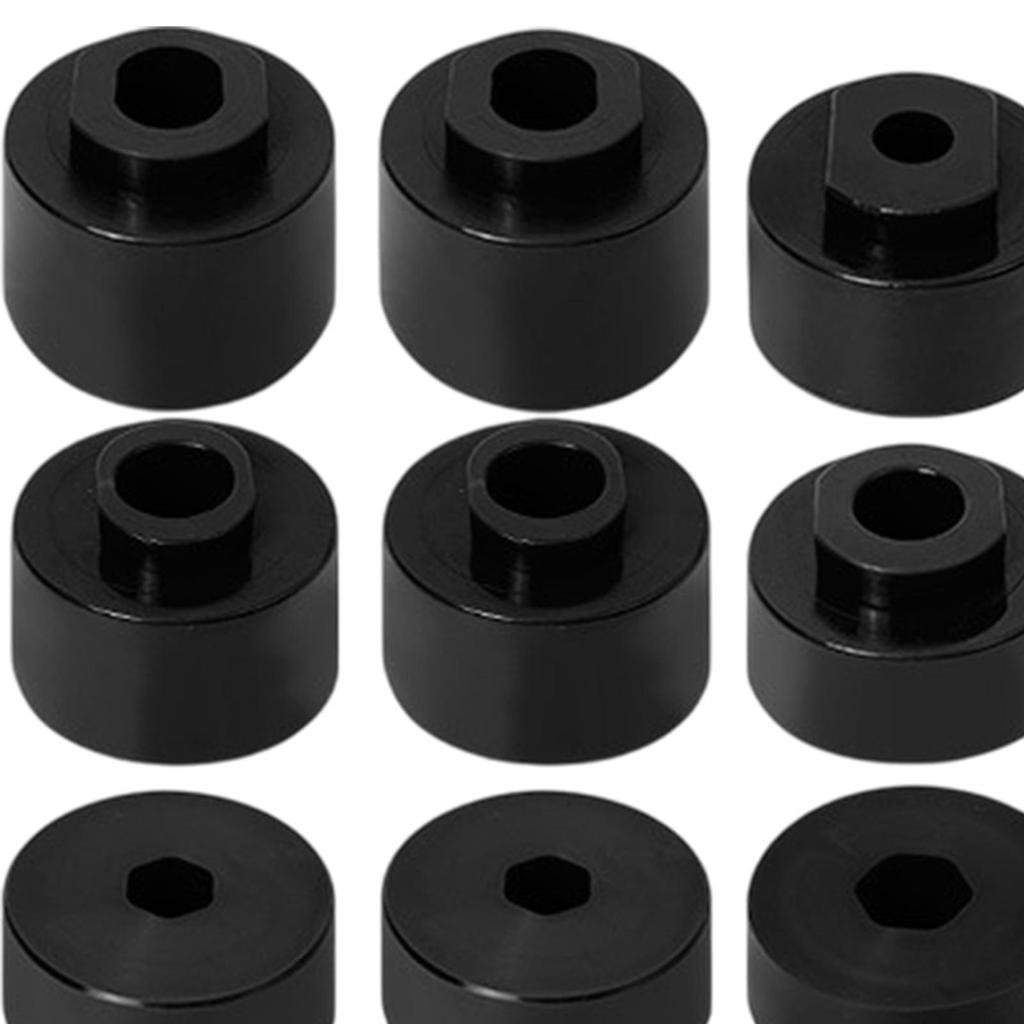 Body Mount Bushings Kit 6116 Easy to Install for Ford Sport Trac 0105 Black