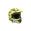 ZEALOT Mud Jumper II Flow Off-Road Helmet, Off-Road Graphics, Yellow/Black/Green, XL, 61-62cm, MJ0014/XL