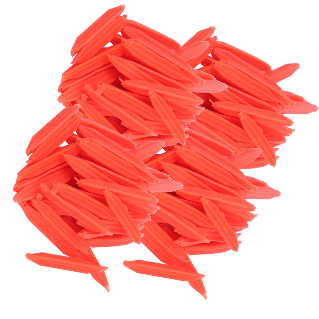 2 Worki Gumowe Spławiki Wędkarskie Pływające Ryby Spławik Płaski Ogon Trójkątny Boja Akcesorium Wędkarskie M Czerwony