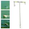 10 stücke Edelstahl Leucht Perlen Balance T Form Swivel Snap Angeln Stecker Tackle