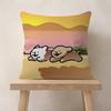 Line P-Puppys Cute Dog Cushion Cover 30X50 Polyester Sofa Cushions Decorative Throw Pillows Home Decoration Pillowcover