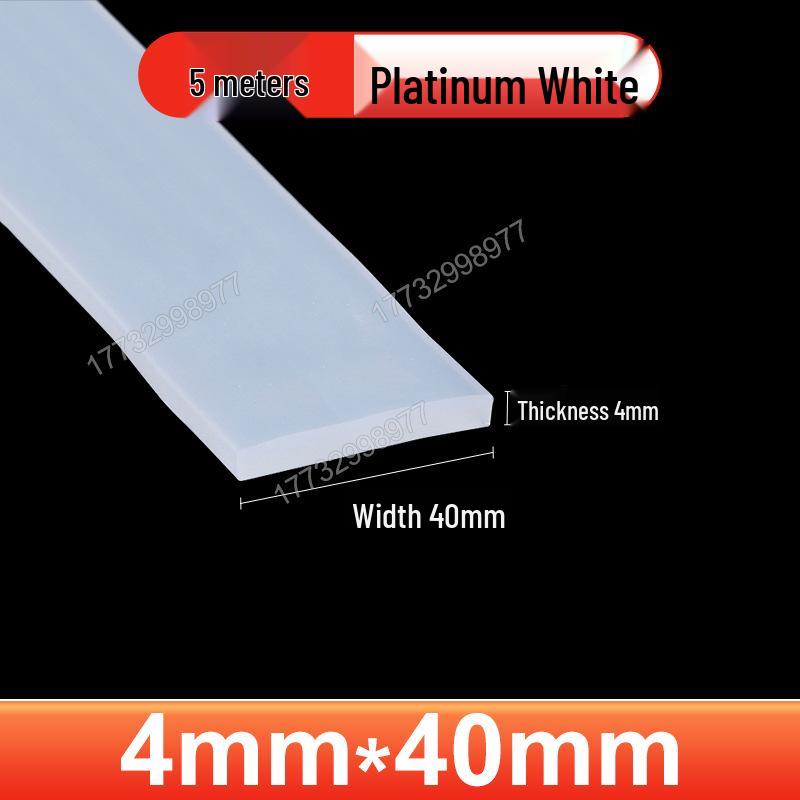 High-Temperature Resistant Transparent Silicone Rubber Sealing Strip