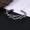 Gothic Dornen Armreif Für Unisex Punk Stacheldraht Armspange Edelstahl Gedreht Schmuck Geschenk