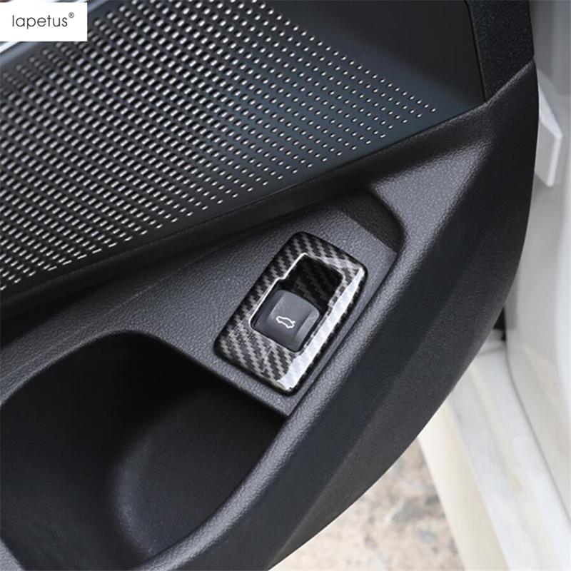 Car Interior Rear Trunk Tail Gate Switch Button Panel Cover Trim For BMW 3 Series G20 -2024 Matte / Carbon Fiber Accessories