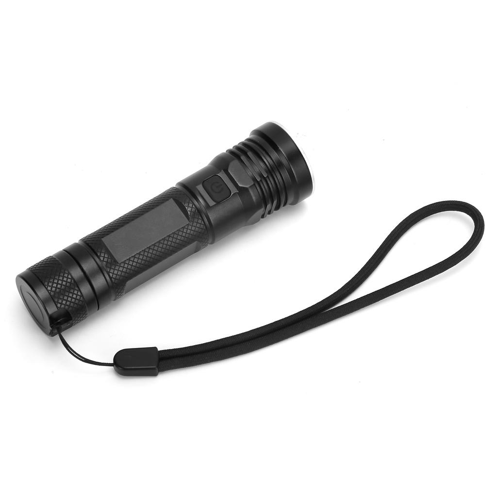 Taschenlampe USB-Aufladung Aluminium Mini Mehrfachmodus-Taschenlampe für Radfahren Nachtstraßen Notfall Outdoor