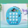 Capybara Electronic Handheld Game Console Keychain With Battery Power For Kids And Adults