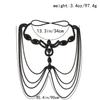 European & American Rhinestone Elastic Hair Tie & Tassel Gatsby Headband for Prom & Party