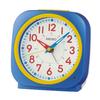 Réveil - Seiko Clocks - Réveil Seiko Enfant Carré Bleu Métallisé - Couleur De La matière:Bleu - Bleu