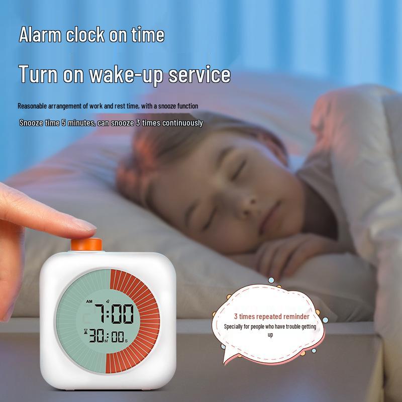 60-Minute Visual Countdown Timer with Alarm for Students