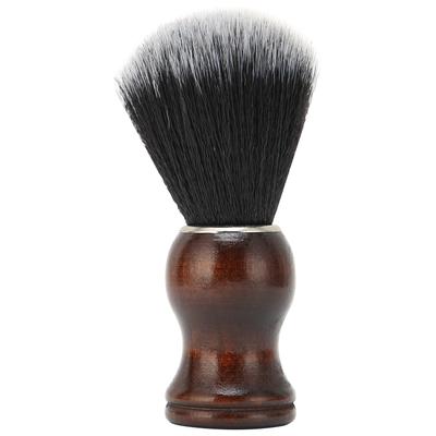 Brocha de afeitar para el pelo para hombre, peluquero, pelo roto, barba, mango de madera