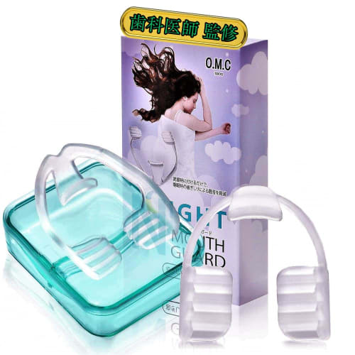 

Dentist-Supervised: Prevent Teeth Grinding with Mouthpieces, No Impression Required, Night Guards, and Oral Care (2-Pack) by O.M.C TOKYO