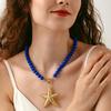 Summer Candy Color Sweet Heart Beaded Necklace - Versatile Girly Clavicle Chain