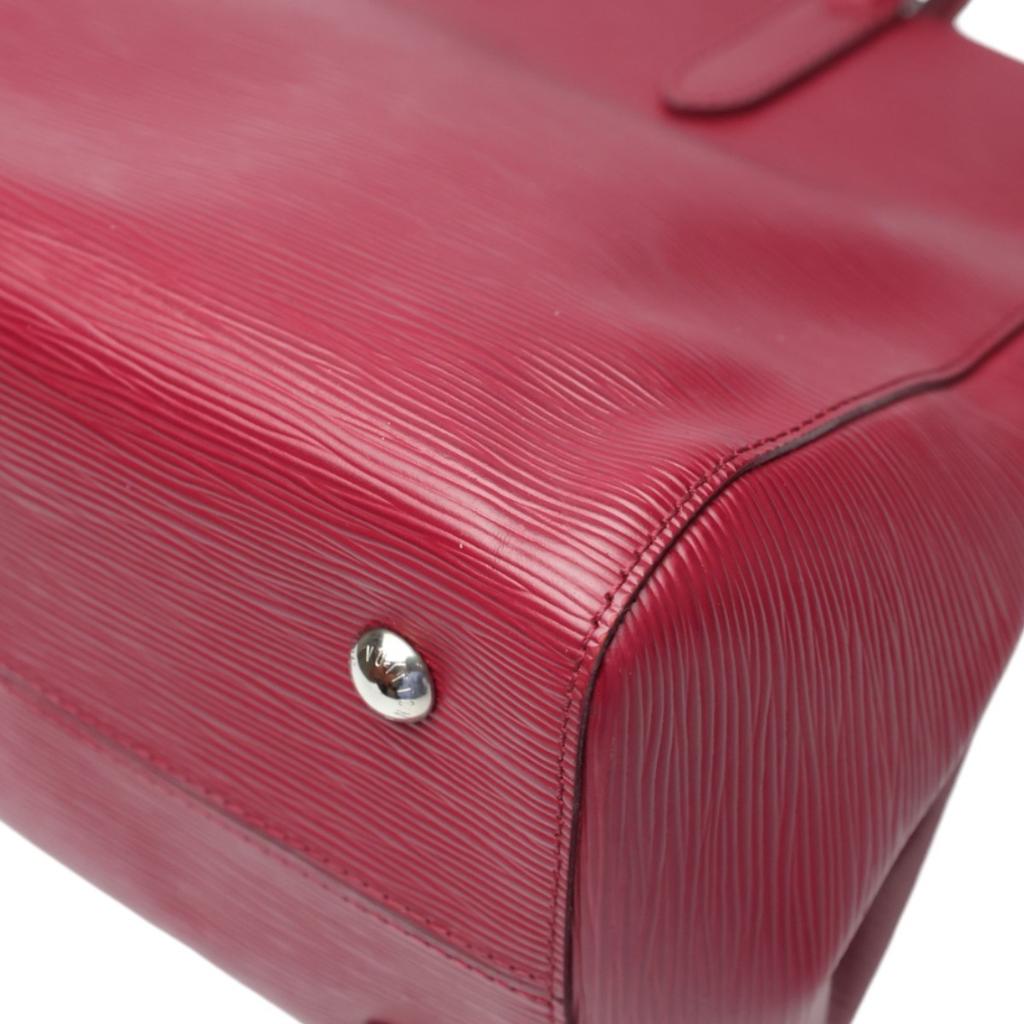 LOUIS VUITTON Epi Marley MM Handbag Epi Leather Fuchsia Women M94615 Used