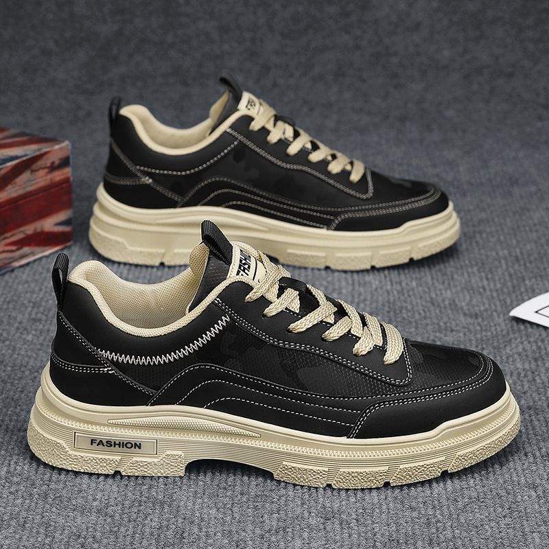 Men's Shoes 2025 New Velvet Warm Work Leisure Sports Board Shoes Autumn and Winter Low-top Labor Insurance Tooling Martin Boots