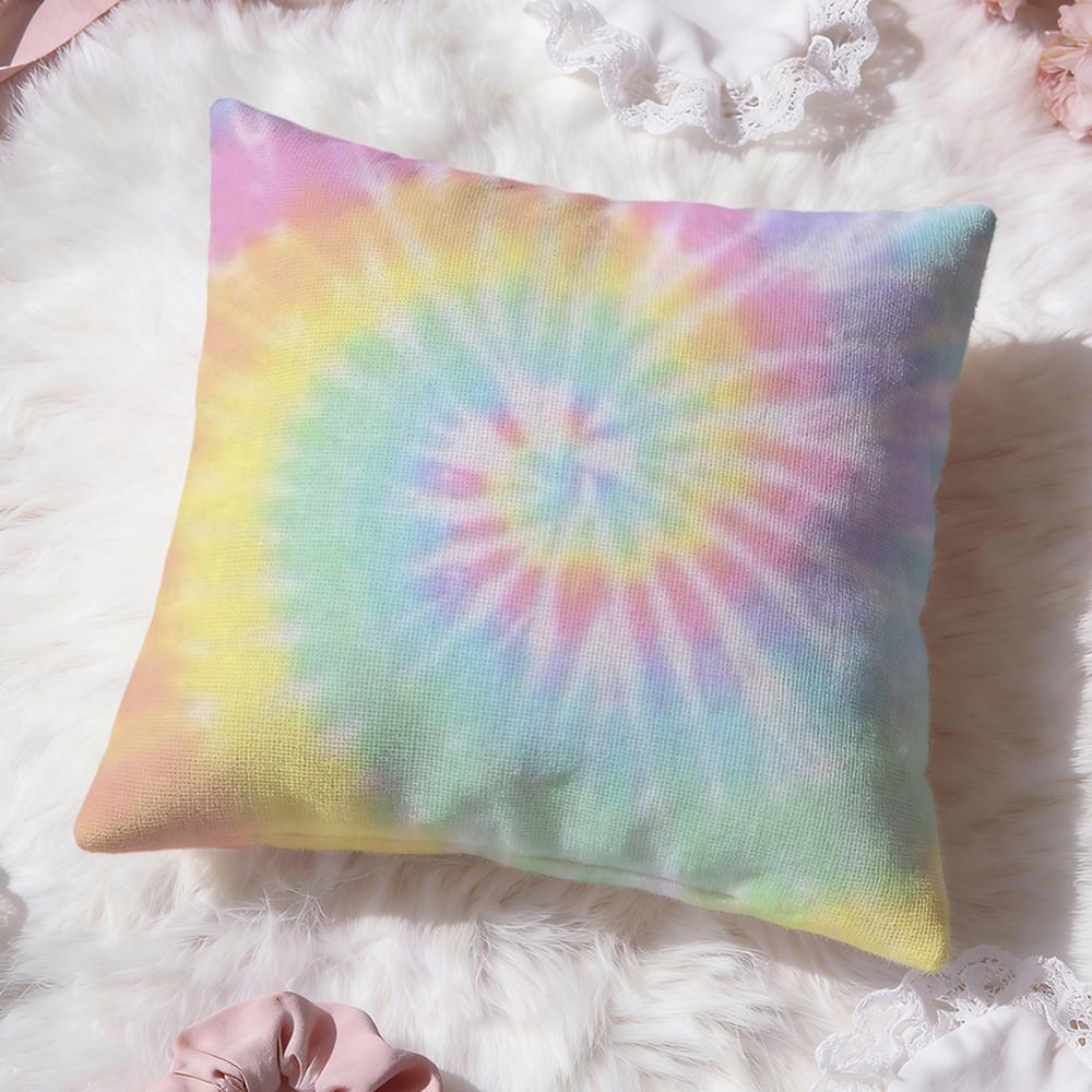 Tiedye Cushion Cover Premium Comfort Reversible Pillow Cove Two in One Design for Any Room Car Interior