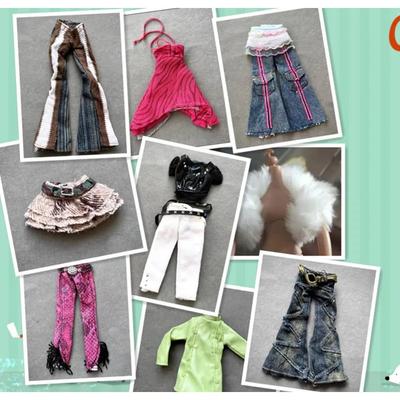 The Fur Coat Top Dress Pants for 30cm Foll Licca Doll  High School Doll New Arrived Gift for Girl