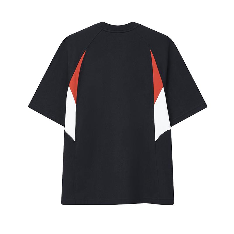 FILA Original Fashion Simple Classic Retro Sports Casual Versatile Comfortable Loose Short Sleeve T-Shirt Men tops Legendary-Blue F11M629108FNV