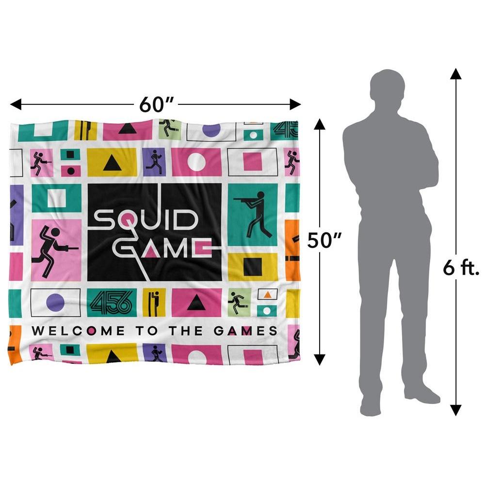 Squid Game 3 Silky Icons Supersoft Blanket