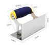 Concrete Hand Edger Stainless Steel Concrete Hand Edger Groover Tools Set Plaster Cement Finishing Wall Corner Plastering Tool