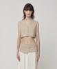 Mmam Asymmetric Origami Crop Vest