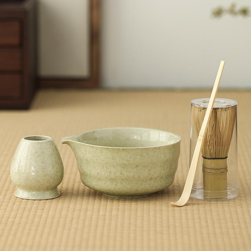 

Chinese-style bamboo tea set, matcha tea ceremony set, Song Dynasty tea ordering matcha brush, Baibenli ceramic matcha bowl