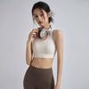 All-In-One Sports Bra for Women, Shock-Proof, High-Intensity Running Training, Fake Two-Piece Fitness, Pilates, Yoga Vest