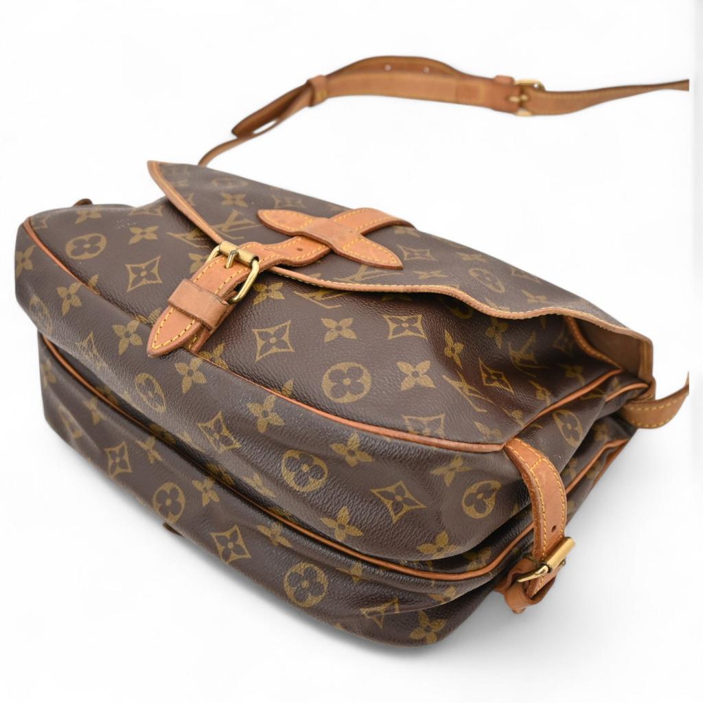 Auth Louis Vuitton Monogram Saumur 30 Schultertasche lv2235gg
