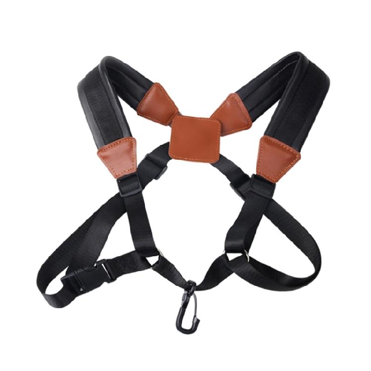 Saxophone Shoulder Neck Strap Adjustable Sax Double Shoulder Strap Harness