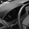 Real Soft Carbon Fiber lnstrument Sticker For Renault Fluence Megane RS 2009 2010 2011 2012 2013 2014 2015 LHD RHD Accessories