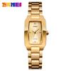 SKMEI 1400 Women Stainless Steel Band Waterproof Luxury Square Quartz Watches Stylish New Design Trend Fashion Watch for Ladies