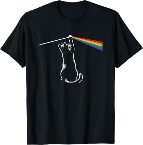 

Funny Physics Cat Graphic T Shirt What Cats Really Think Cat Meme Design Shortsleeved Tee Aesthetic Casual Top for Unisex Women S