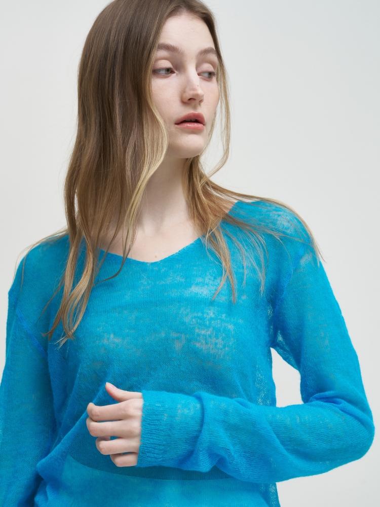 COTE28-1 Mohair Mesh Pullover