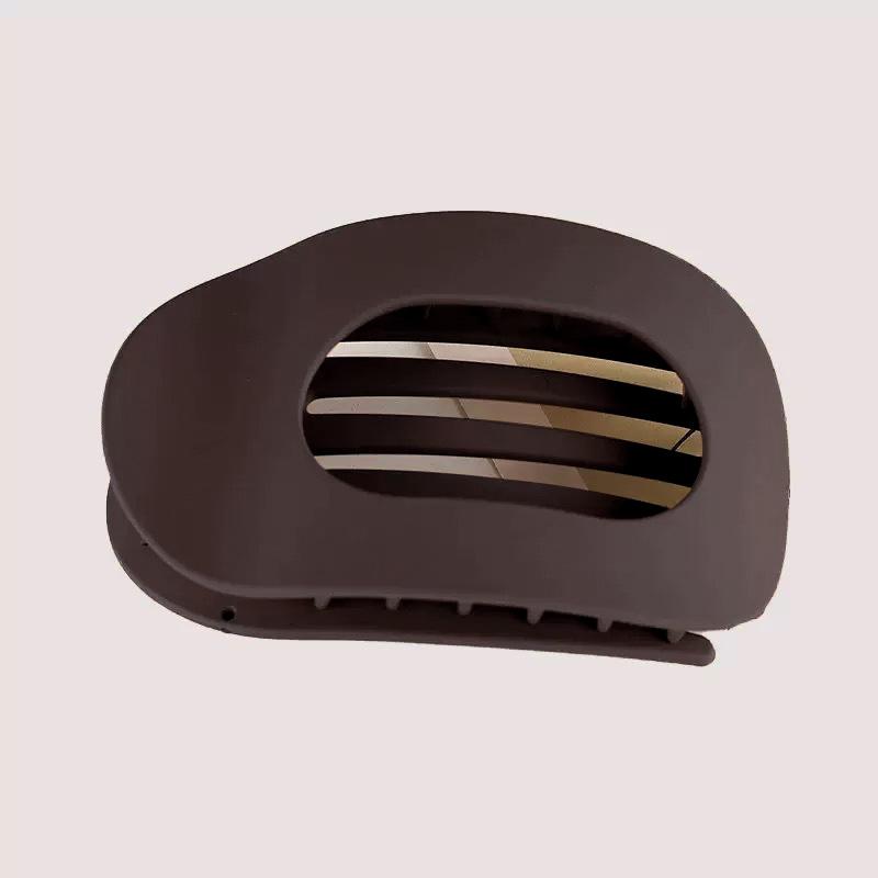 Neue Elegante Matte Acryl Abgerundete Entenschnabel Haarspangen Damen Mode Einfarbig Kunststoff Haarnadel Haaraccessoires