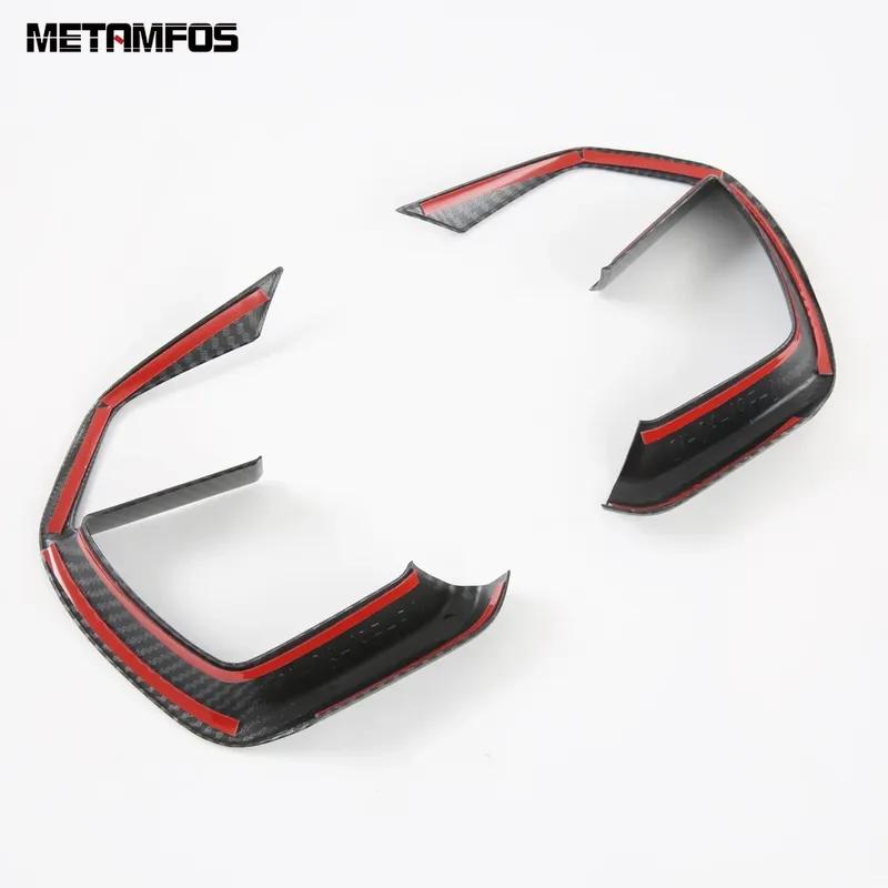 Steering Wheel Cover Trim For Hyundai Cantus Creta ix25 2nd Gen SU2 - 2024 2025 Carbon Fiber Accessories Car Styling