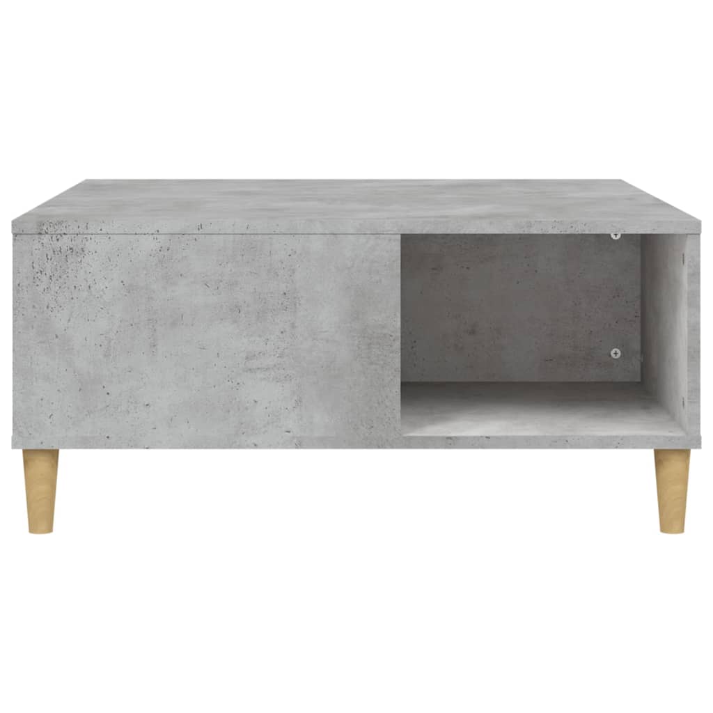 Coffee Table, Concrete Grey, 80x80x36.5 Cm
