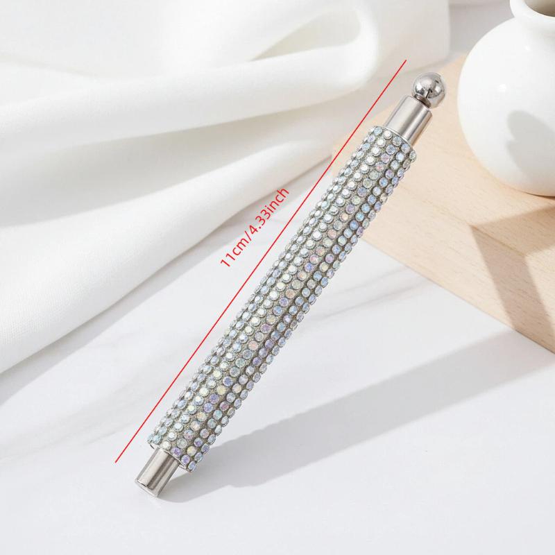 2-In-1 Magnetic Nail Polish Stick With Rhinestone Strong Magnetic Ball Cat Eye Gel Nail Polish Tool For Nail Salon Or Home Use