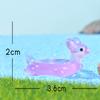 Cute Animal Swimming Rings Swan and Capybara Fish Tanks Ecological Landscape Decoration Accessories and Small Ornaments