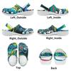 Unisex Colorful EVA Clogs Printed Lightweight Breathable Slip On Garden Shoes Beach Pool Bathroom Home Slippers Shower Use